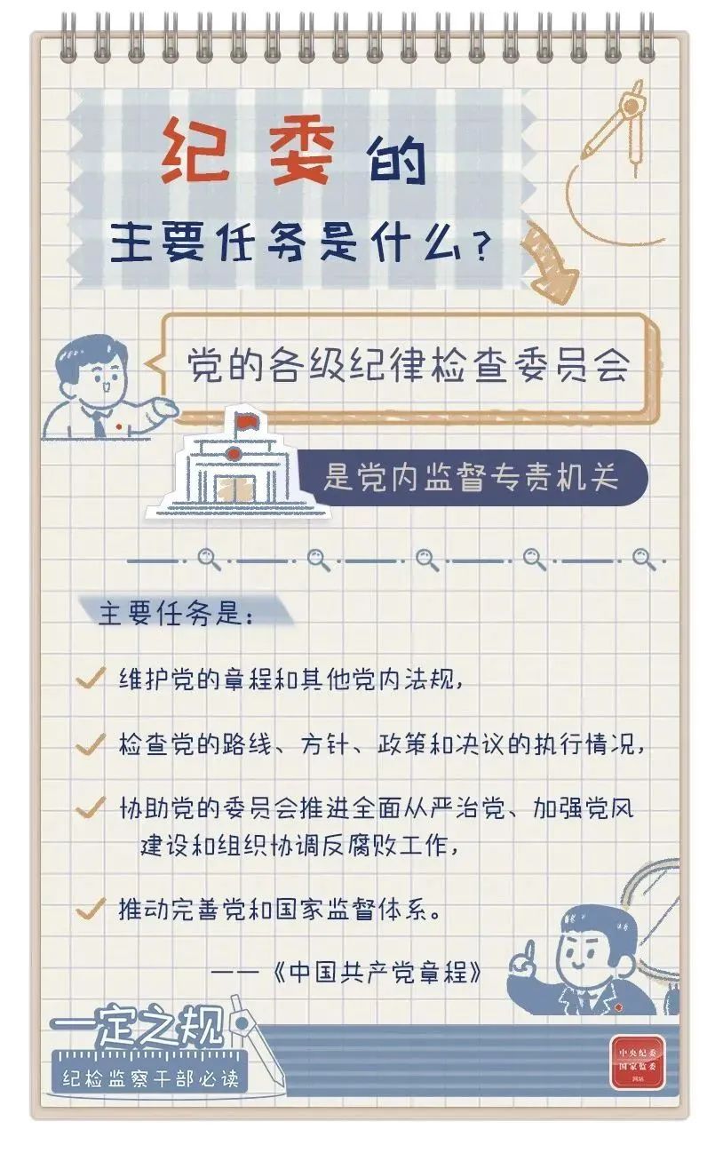 一定之规：纪委的主要任务是什么？